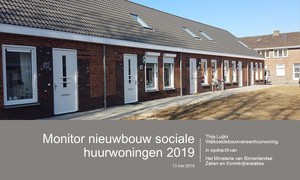 Monitor nieuwbouw sociale huurwoningen 2019
