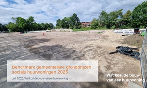 Benchmark gemeentelijke grondprijzen sociale huurwoningen 2025